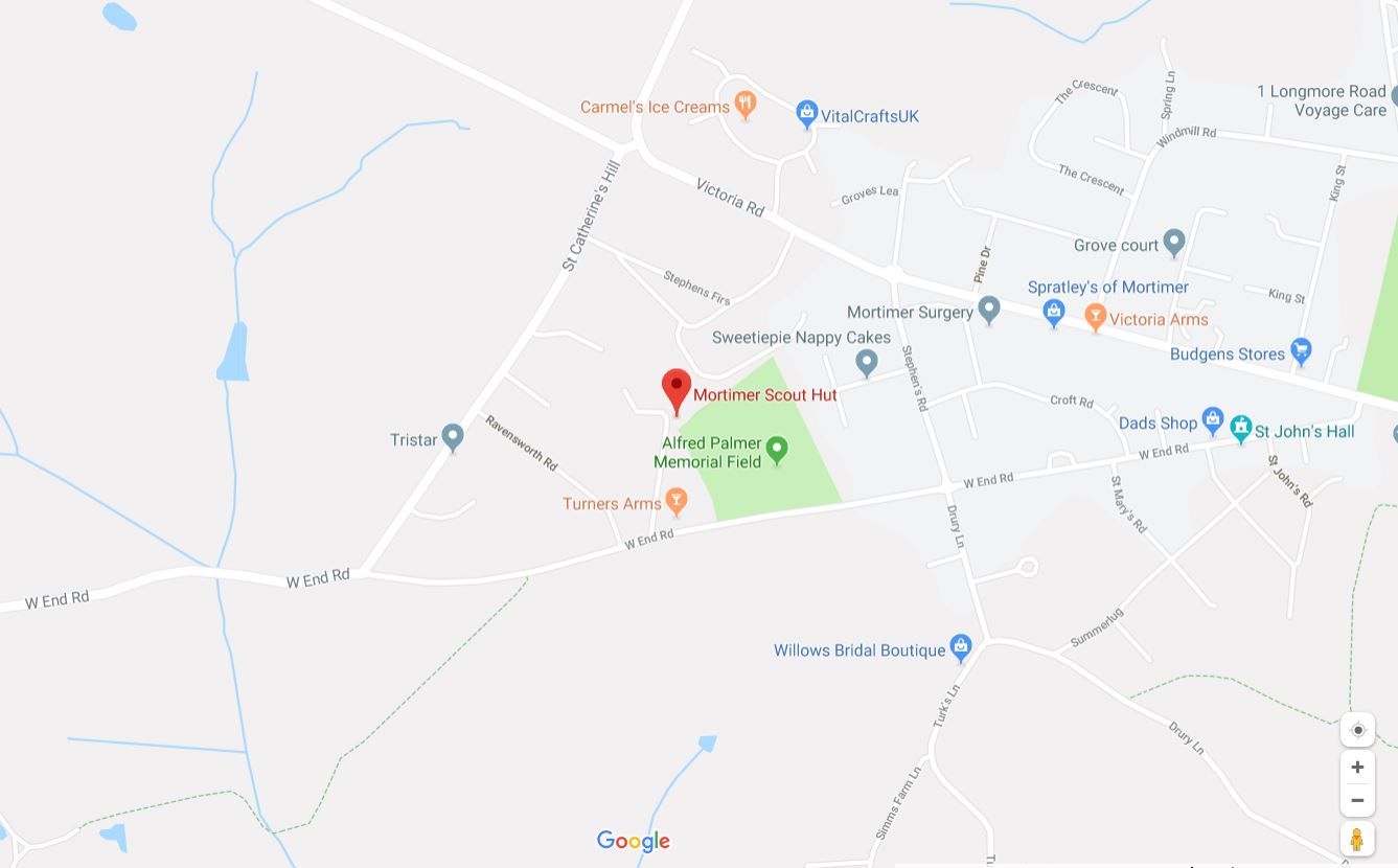 Burghfield map